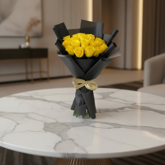 20 Yellow Roses Bouquet